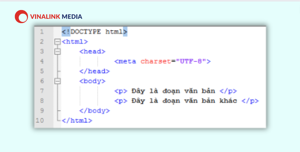 Cấu trúc một đoạn HTML